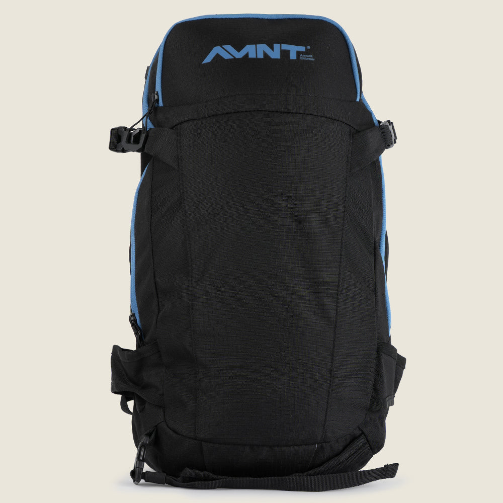 15L Inbounds Skiing Backpack (Black/Blue Steel) #contain