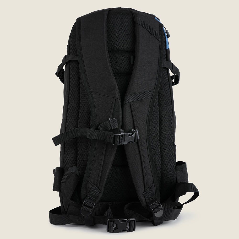 15L Inbounds Skiing Backpack (Black/Blue Steel) #contain