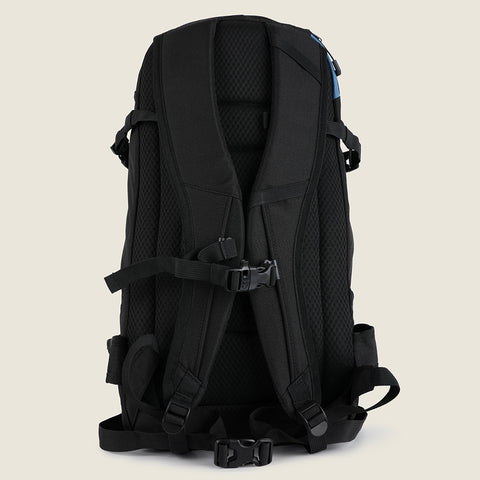 15L Inbounds Skiing Backpack (Black/Blue Steel) #contain