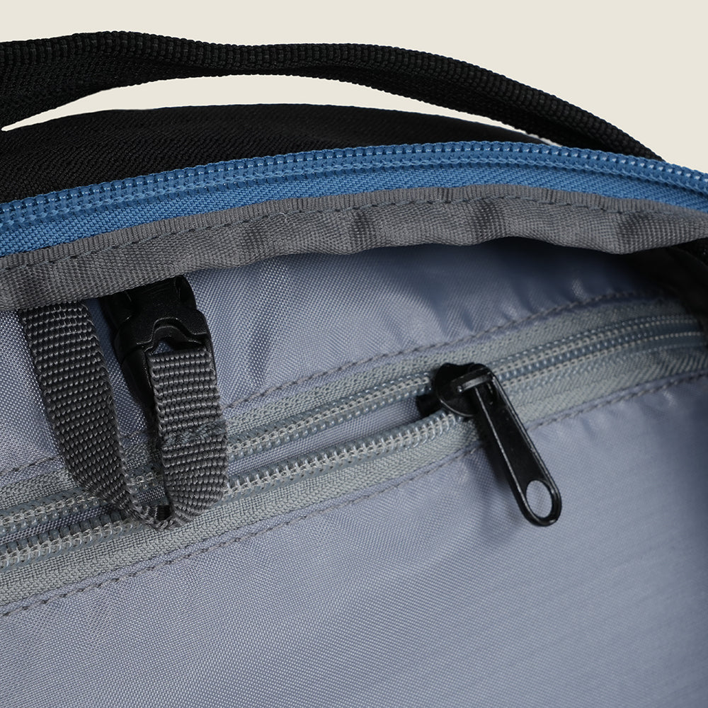 20L Inbounds Skiing Backpack (Black/Blue Steel)
