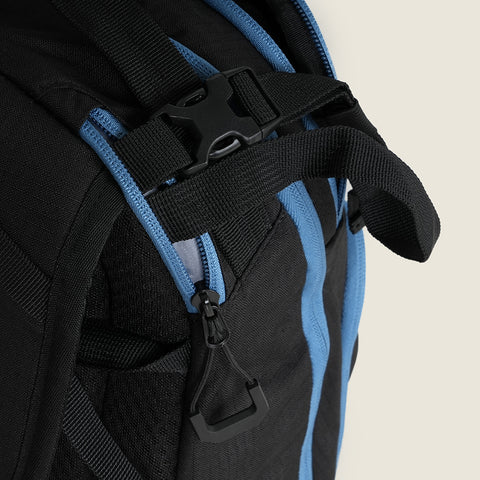 20L Inbounds Skiing Backpack (Black/Blue Steel)