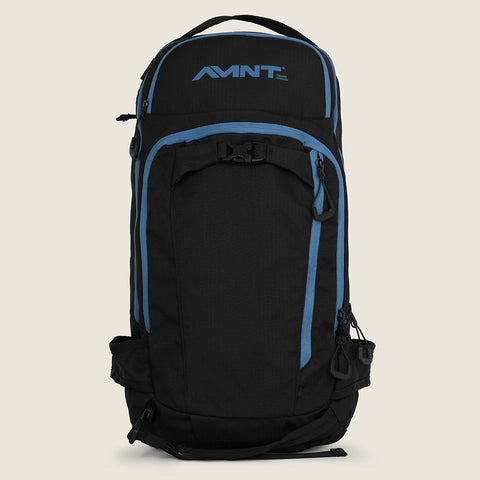 20L Inbounds Skiing Backpack (Black/Blue Steel) #contain