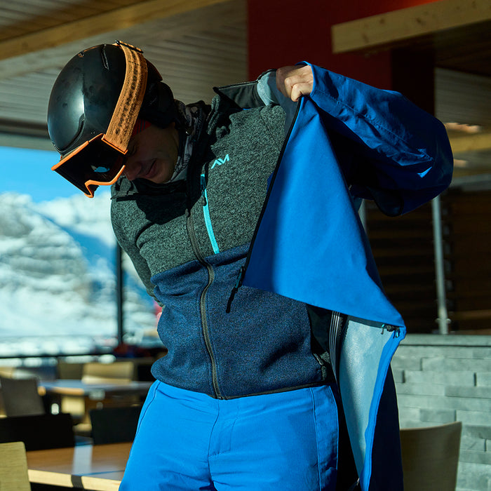 Mens Allalinhorn Fleece Jacket (Maritime Blue)