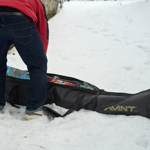 Fernie Double Padded Ski Sleeve Bag (Black) @75