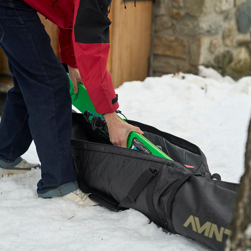 Fernie Double Padded Ski Sleeve Bag (Black) @100