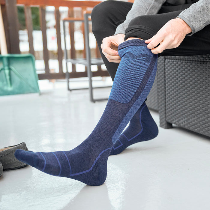 Finsteraarhorn Merino Ski Socks (Maritime/Limoges)