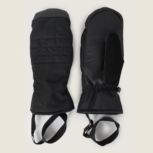 Garmisch Insulated Ski Mittens (Black) #contain