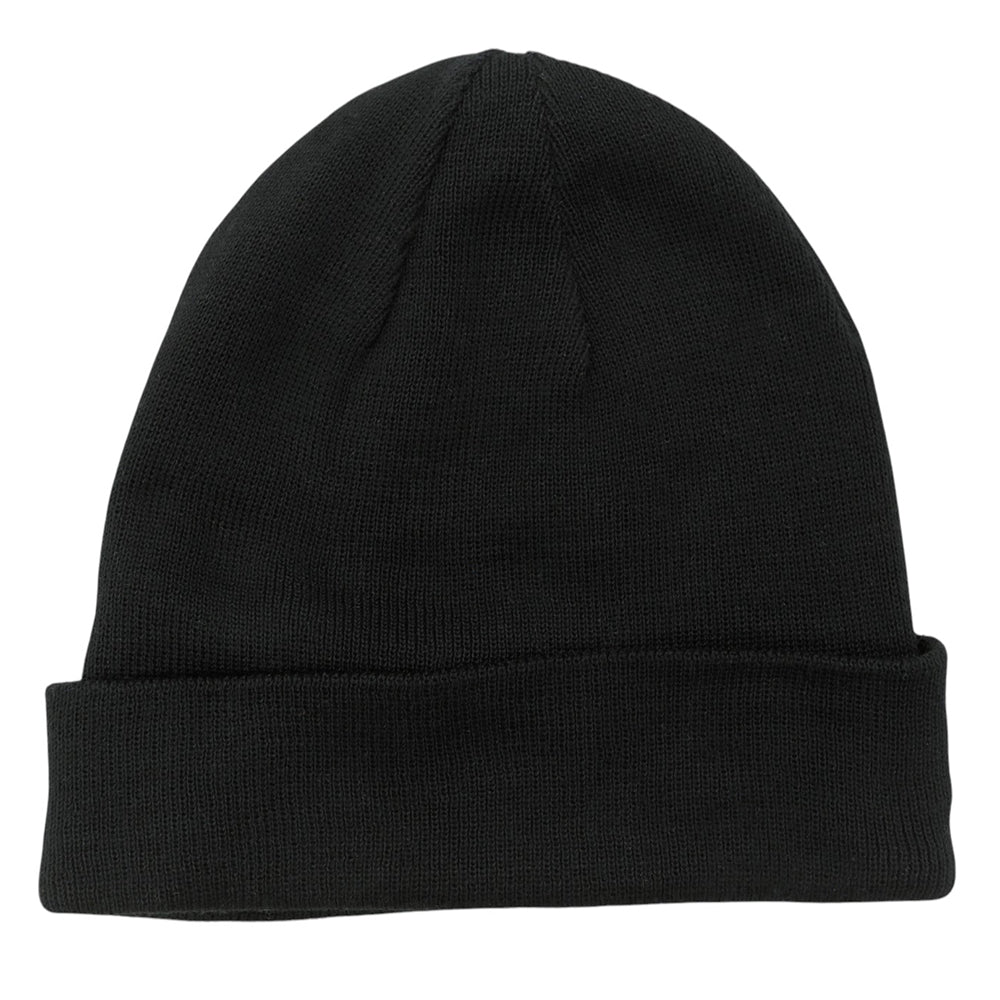 Gleisin Double Rib Knit Beanie (Black) #contain