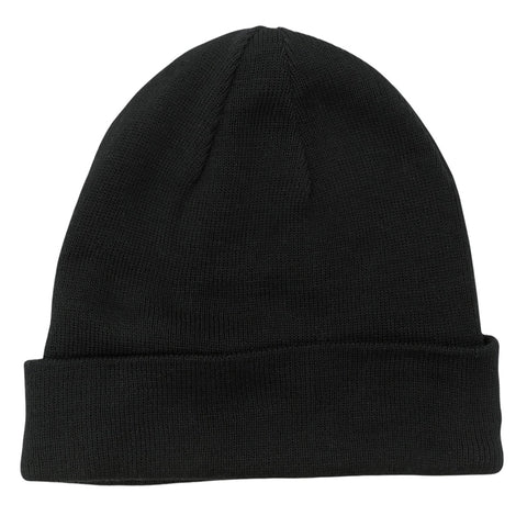Gleisin Double Rib Knit Beanie (Black) #contain