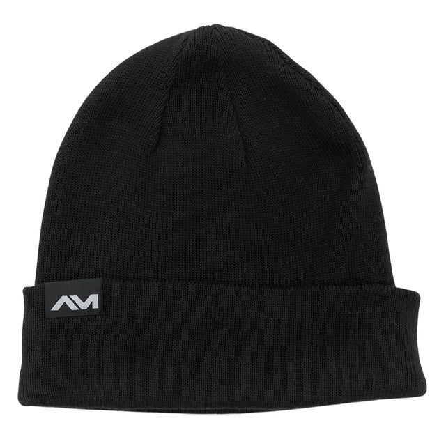 Gleisin Double Rib Knit Beanie (Black) #contain
