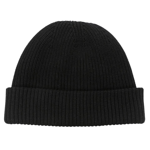 Goenne Merino Blend Fleece Lined Beanie (Black) #contain