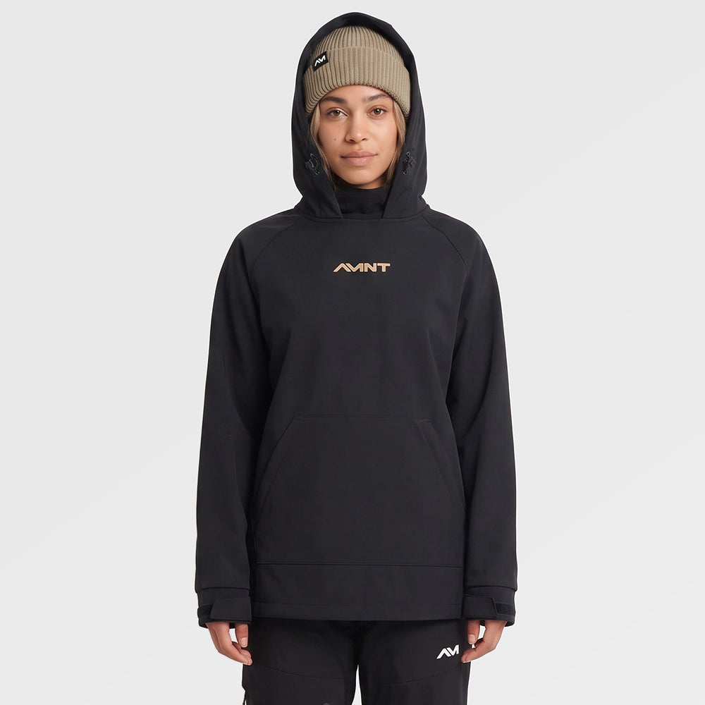Gryndel Softshell Snow Hoodie (Black) ✦AI