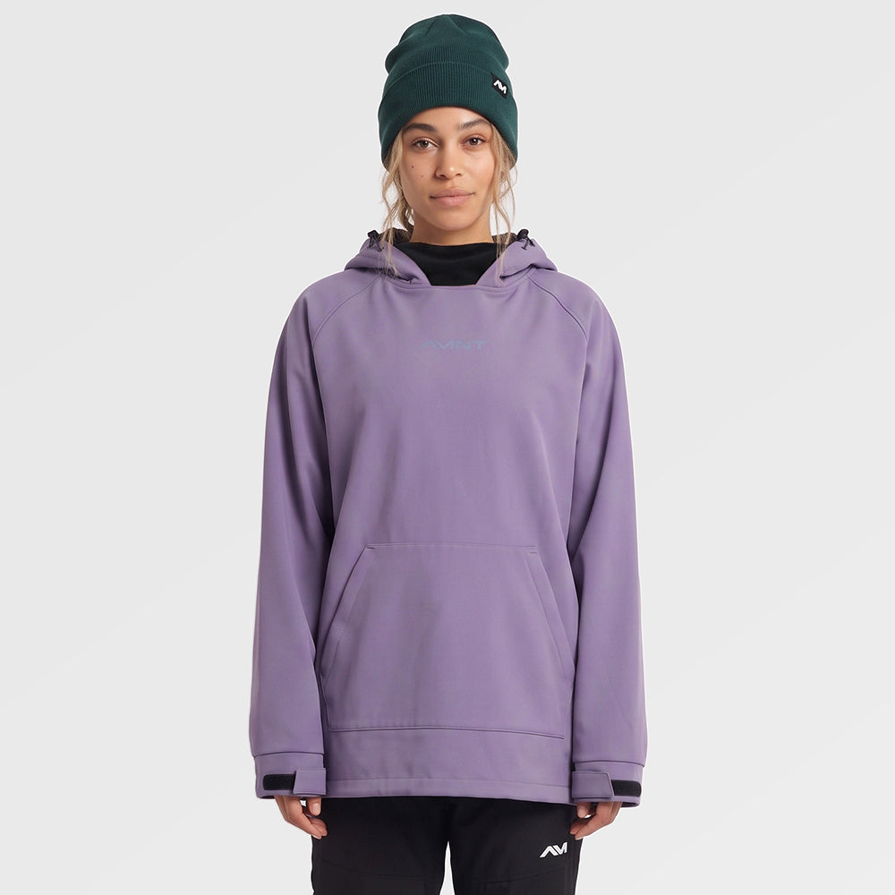 Gryndel Softshell Snow Hoodie (Purple Sage) ✦AI