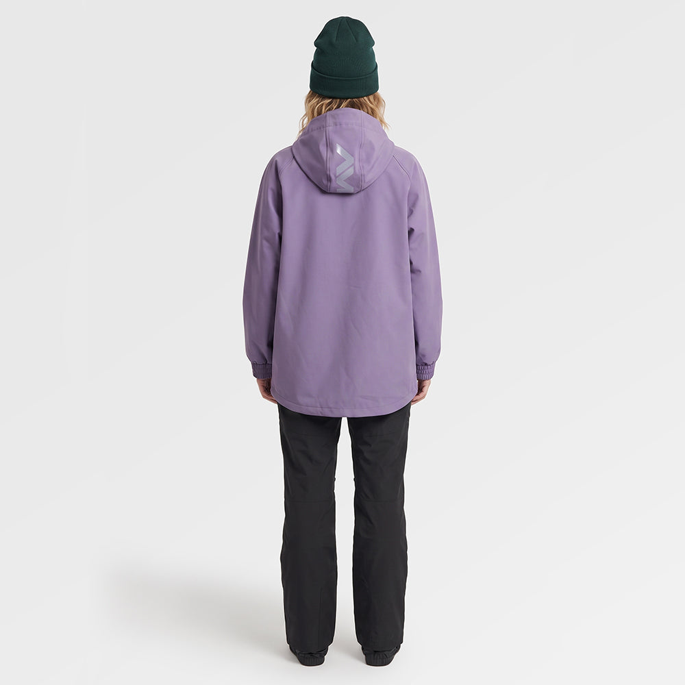 Gryndel Softshell Snow Hoodie (Purple Sage) ✦AI