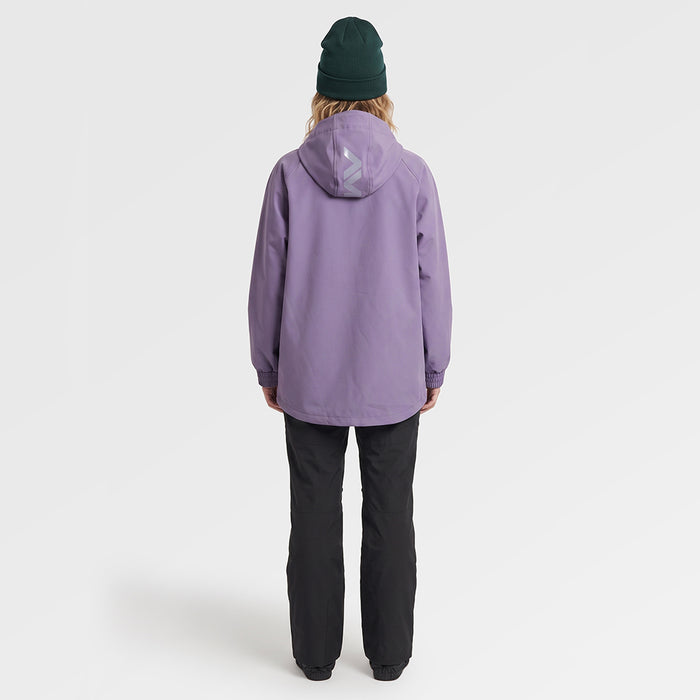 Gryndel Softshell Snow Hoodie (Purple Sage) ✦AI