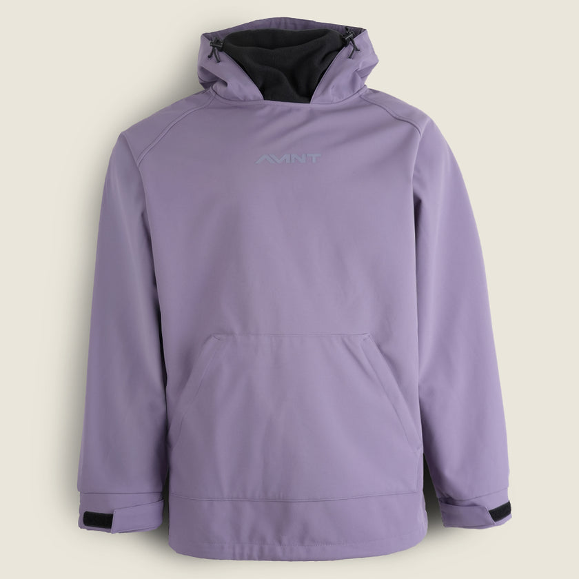 Gryndel Softshell Snow Hoodie (Purple Sage) #contain
