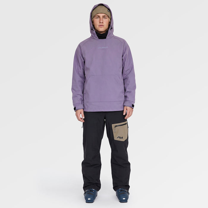 Gryndel Softshell Snow Hoodie (Purple Sage) ✦AI