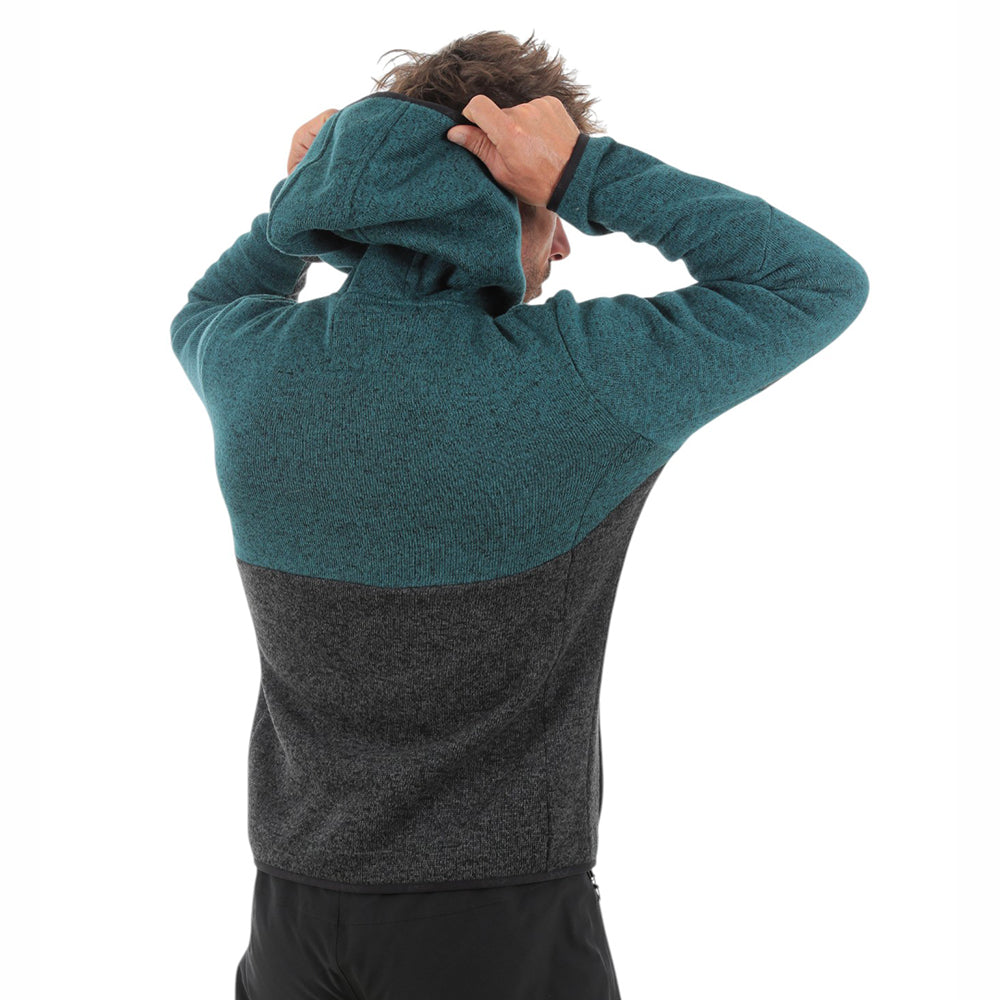 Mens Allalinhorn Sweater Fleece Jacket (Dark Sea Melange)