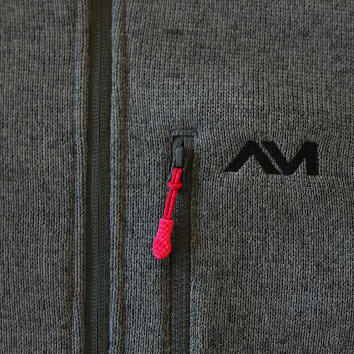 Mens Allalinhorn Sweater Fleece Jacket (Smoked Pearl Melange) #contain