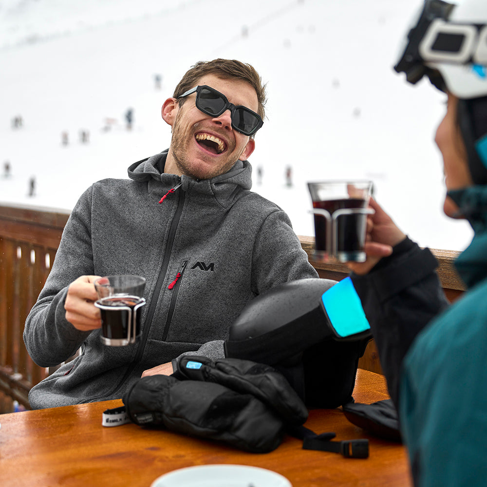 Mens Allalinhorn Sweater Fleece Jacket (Smoked Pearl Melange) @25