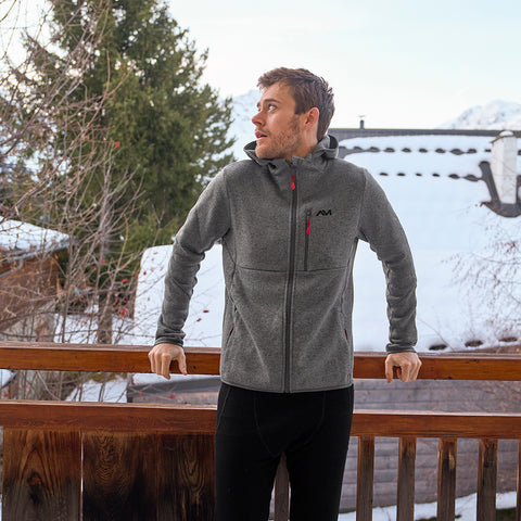 Mens Allalinhorn Sweater Fleece Jacket (Smoked Pearl Melange)