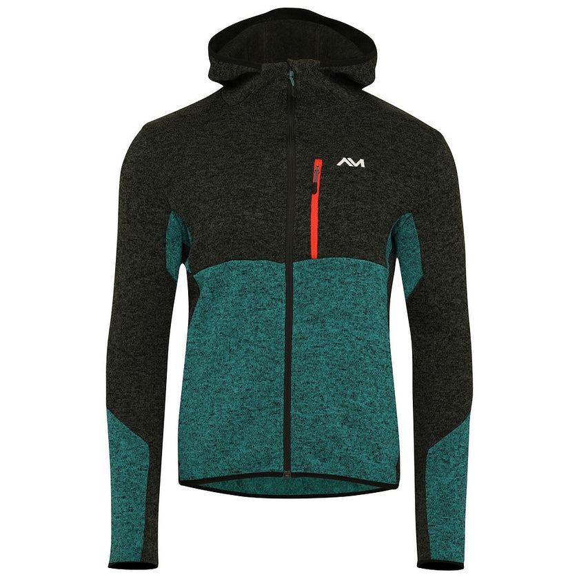 Mens Allalinhorn Sweater Fleece Jacket (Pagoda Blue Melange) #contain