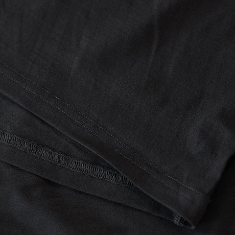 Mens Fanlide Merino Long Sleeve Crew (Black)