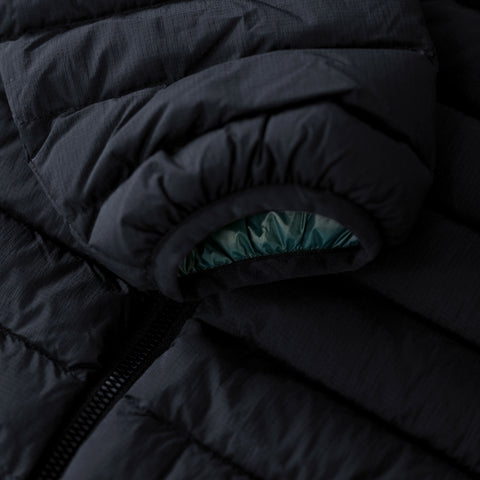 Mens Fiescherhorn Hooded Down Jacket (Black)