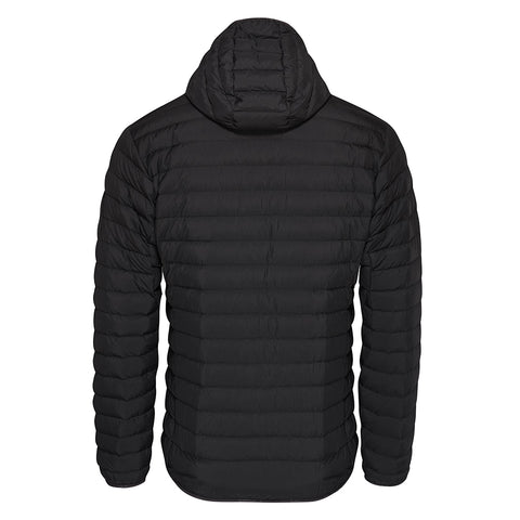 Mens Fiescherhorn Hooded Down Jacket (Black) #contain