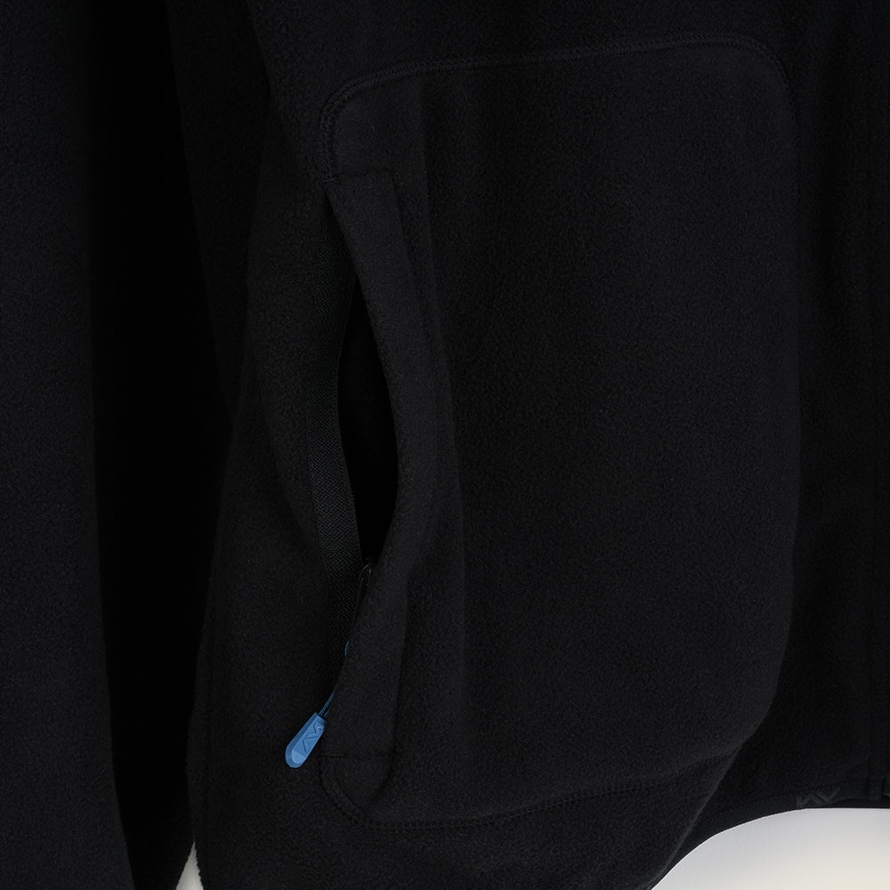 Mens Genepy Full Zip Fleece (Black/Fields of Rye)