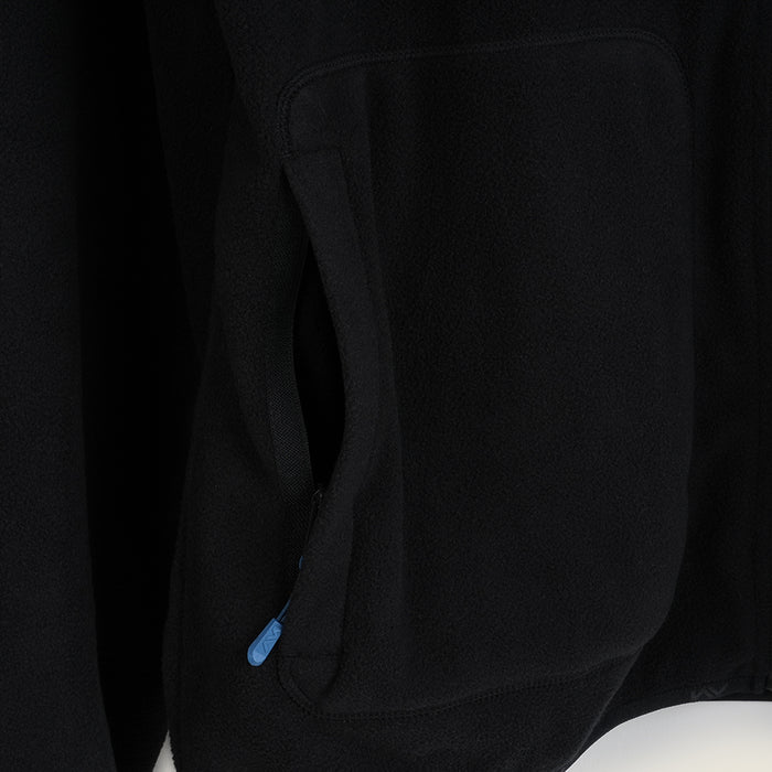 Mens Genepy Full Zip Fleece (Black/Fields of Rye)