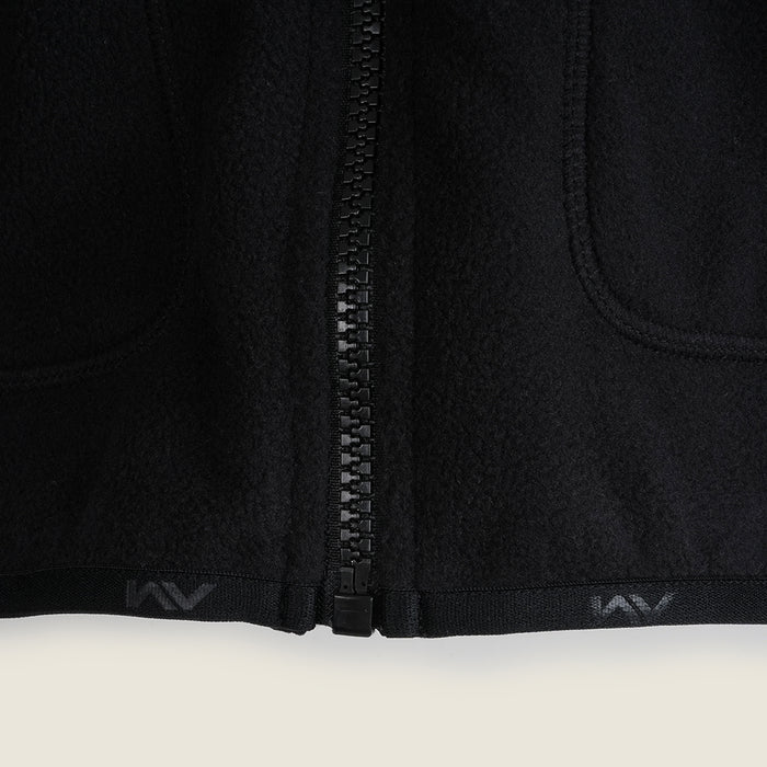 Mens Genepy Full Zip Fleece (Black/Fields of Rye)