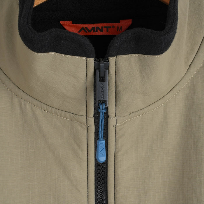 Mens Genepy Full Zip Fleece (Black/Fields of Rye)