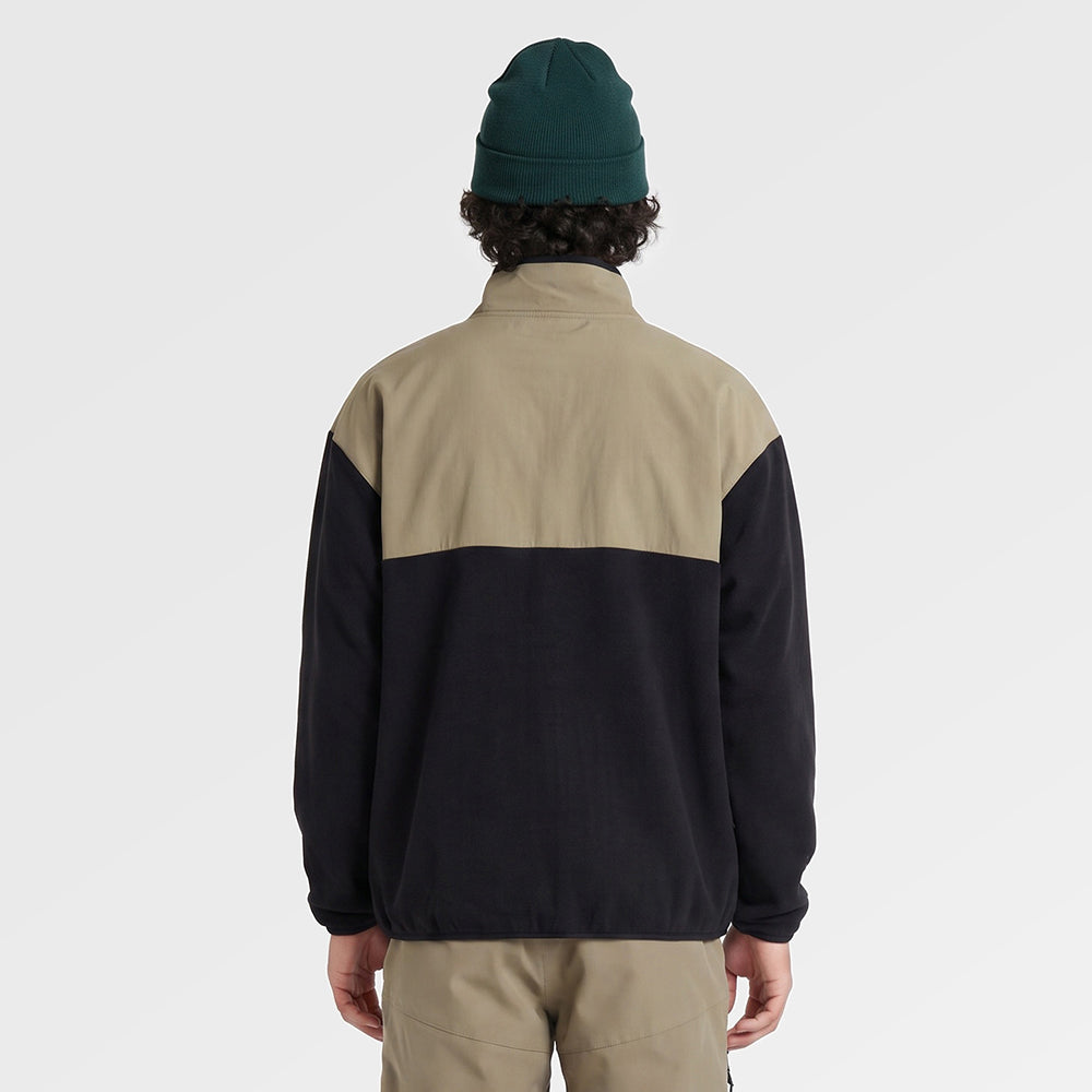 Mens Genepy Full Zip Fleece (Black/Fields of Rye) ✦AI