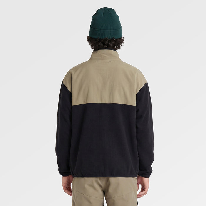 Mens Genepy Full Zip Fleece (Black/Fields of Rye) ✦AI