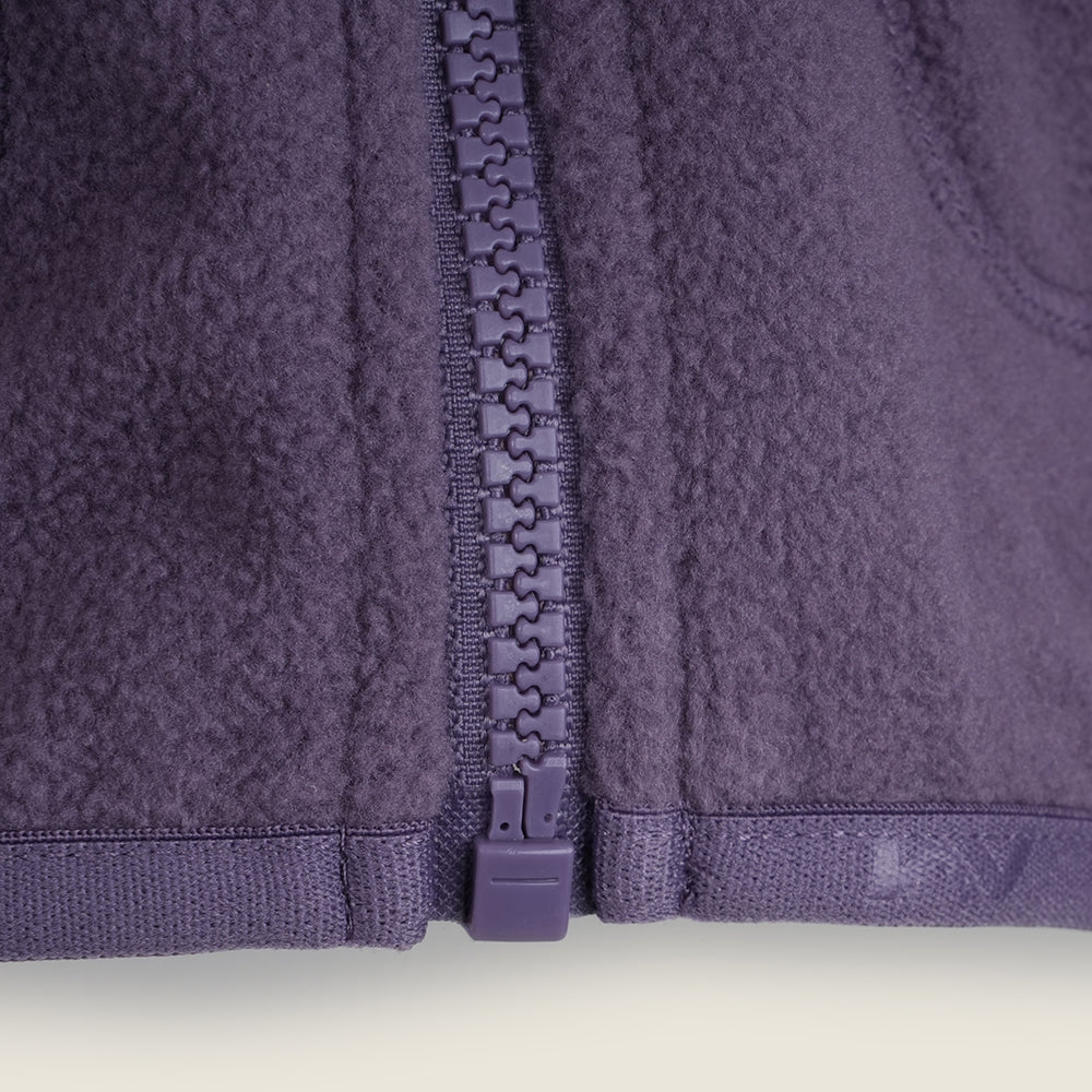 Mens Genepy Full Zip Fleece (Purple Sage/Black)