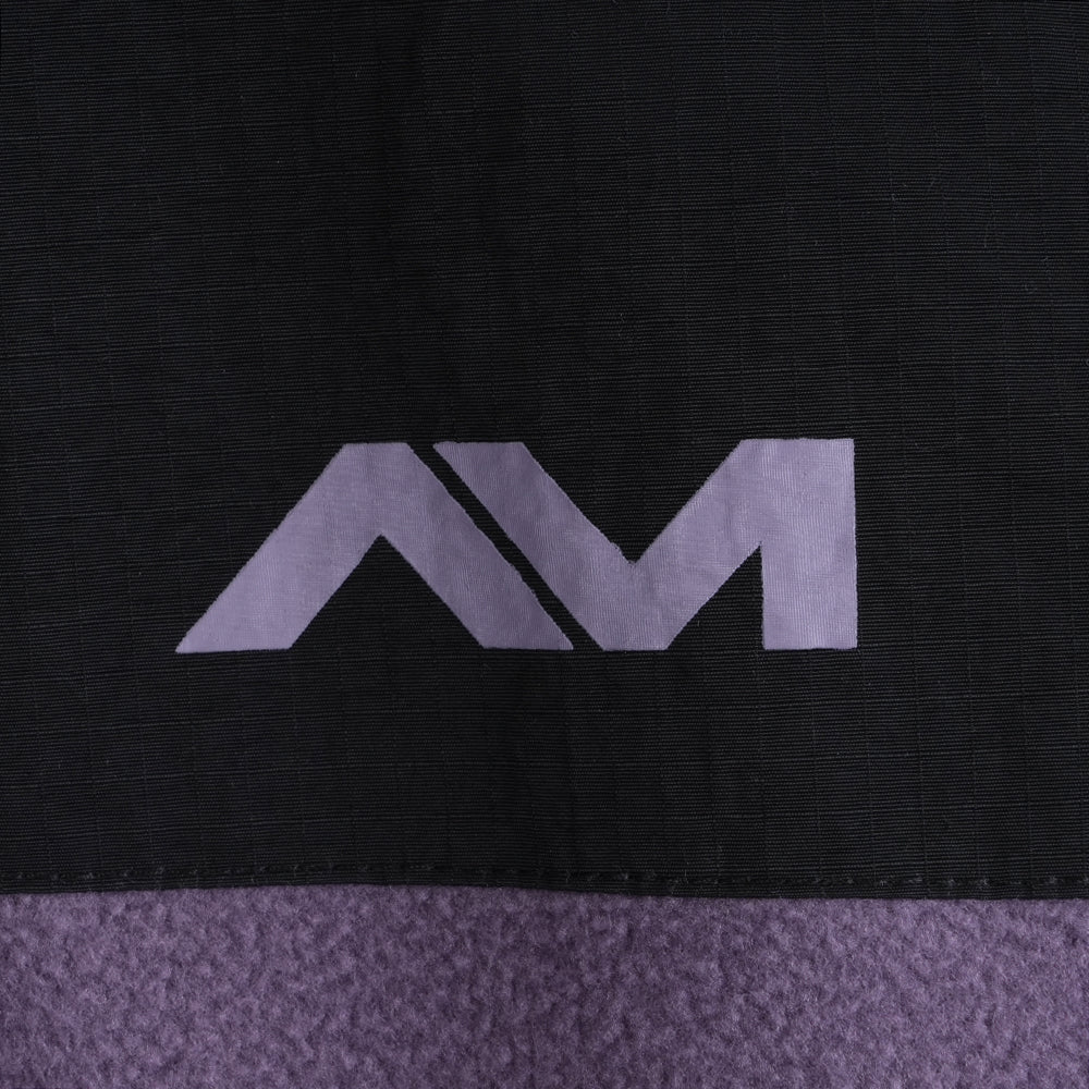 Mens Genepy Full Zip Fleece (Purple Sage/Black)