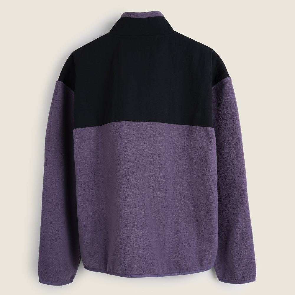 Mens Genepy Full Zip Fleece (Purple Sage/Black) #contain