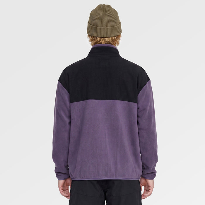 Mens Genepy Full Zip Fleece (Purple Sage/Black) ✦AI