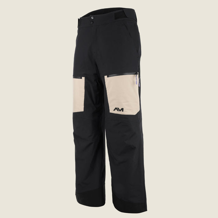 Mens Gorvik Insulated Snow Trousers (Black/Fields of Rye) #contain