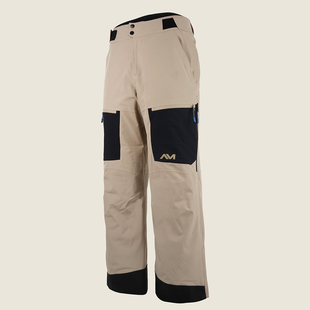 Mens Gorvik Insulated Snow Trousers (Fields of Rye/Black) #contain