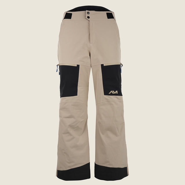 Mens Gorvik Insulated Snow Trousers (Fields of Rye/Black) #contain