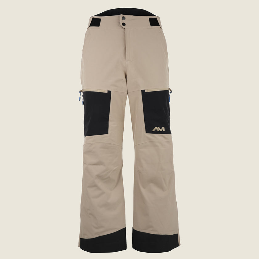 Mens Gorvik Insulated Snow Trousers (Fields of Rye/Black) #contain