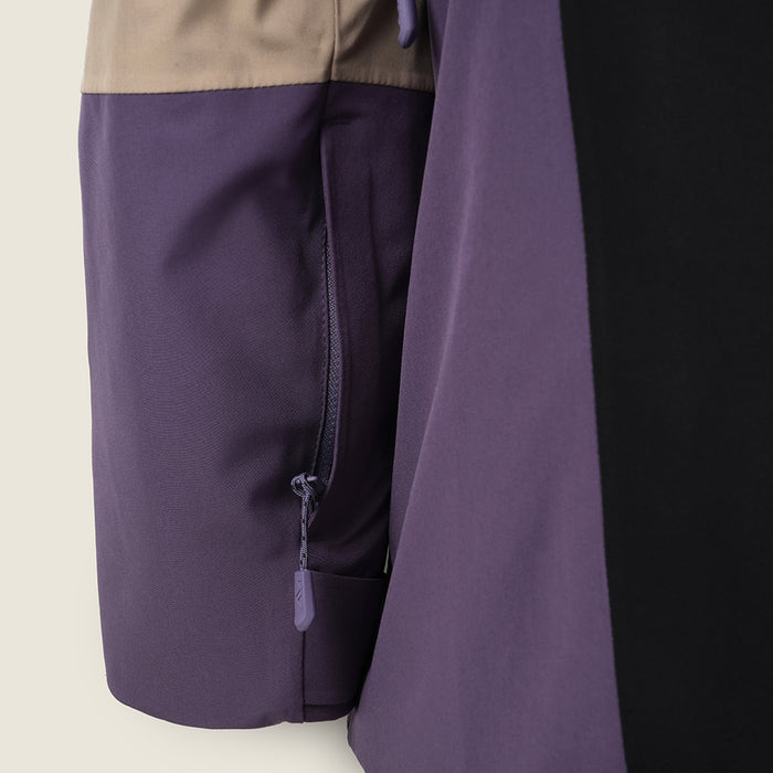 Mens Goulotte Insulated Snow Jacket (Fields of Rye/Black/Purple Sage)