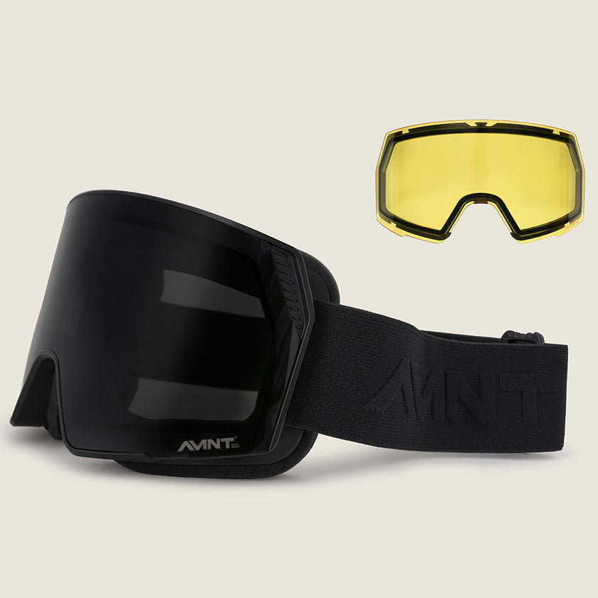 Ozone Ski Goggles (Black/Black) #contain