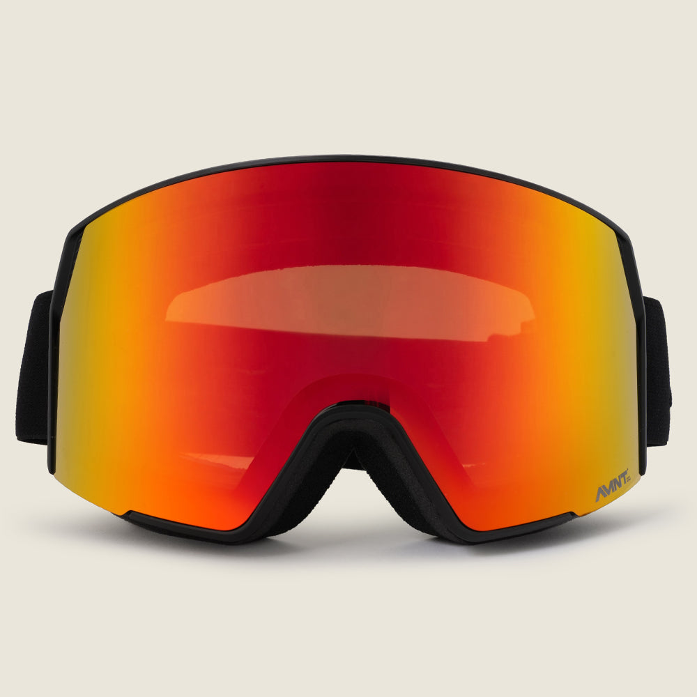 Ozone Ski Goggles (Black/Fire) #contain