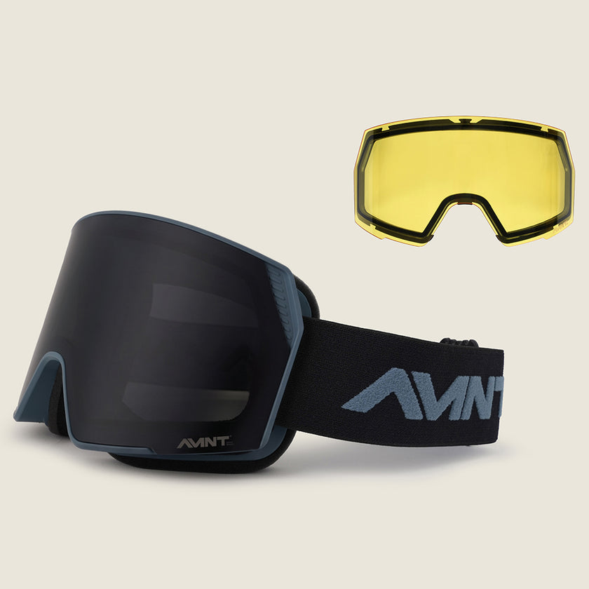 Ozone Ski Goggles (Blue Steel/Black) #contain