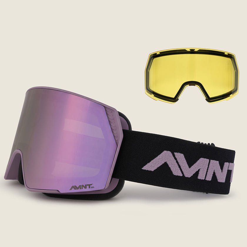 Ozone Ski Goggles (Purple Sage/Purple) #contain