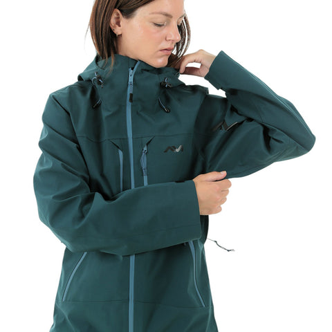 Womens Aoraki II 3L Jacket (Dark Sea)