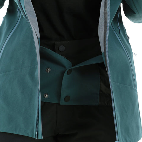 Womens Aoraki II 3L Jacket (Dark Sea)